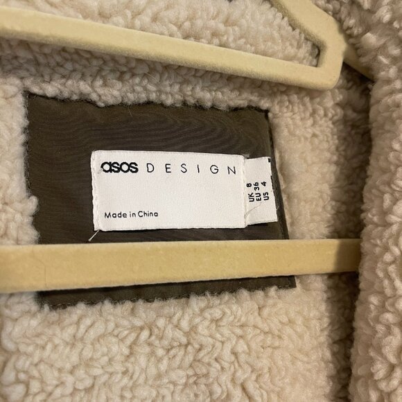 ASOS DESIGN Oversized Parka Coat - Picture 4 of 5